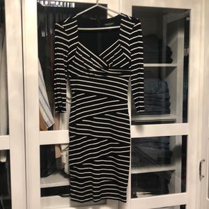 Fitted long sleeve dress